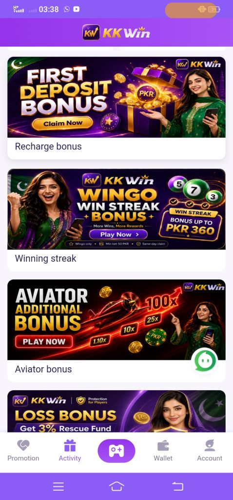 KK WIN Game APK Bonus Guide