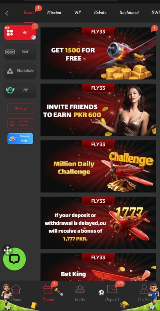 FLY33 Game Official Site for the Bonus