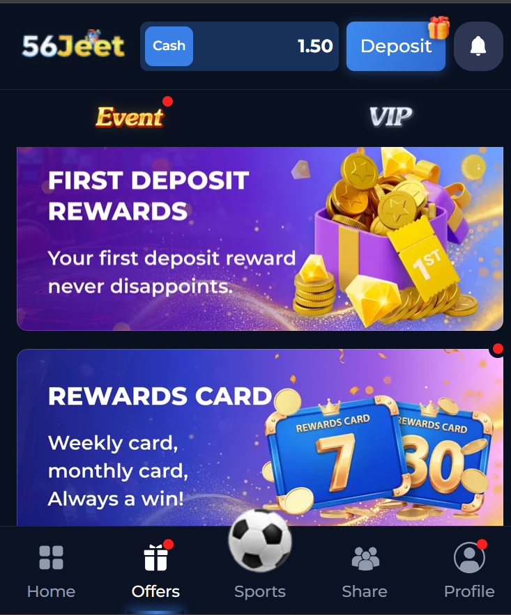 56JEET Game APK Bonus Guide