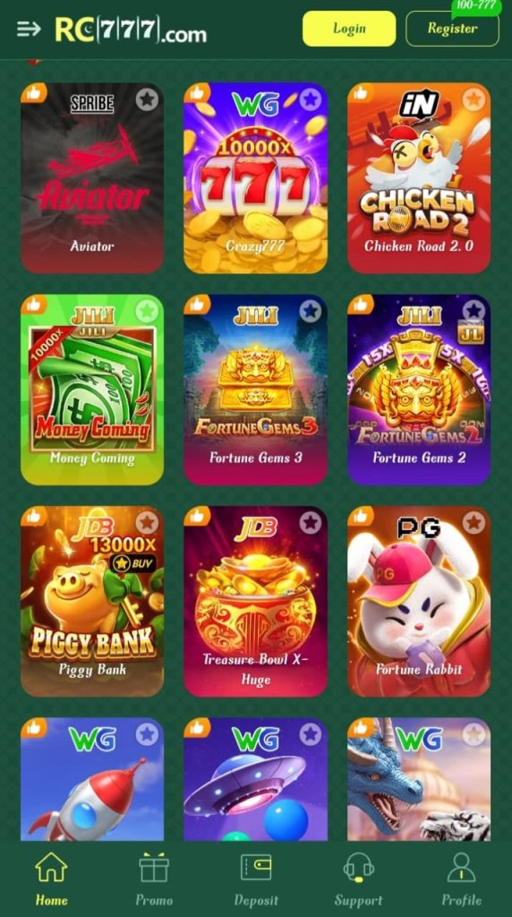 RC777 Game Earning Free Official Interface