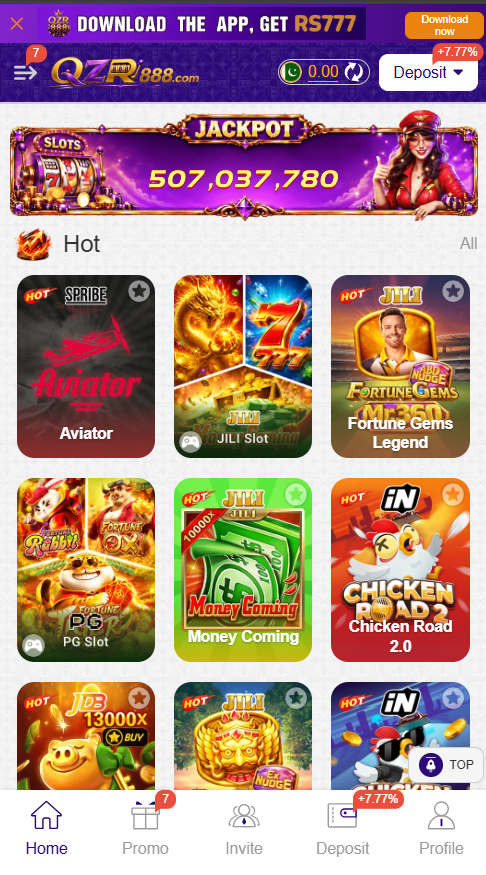 QZR888 Game APK Latest Official Logo